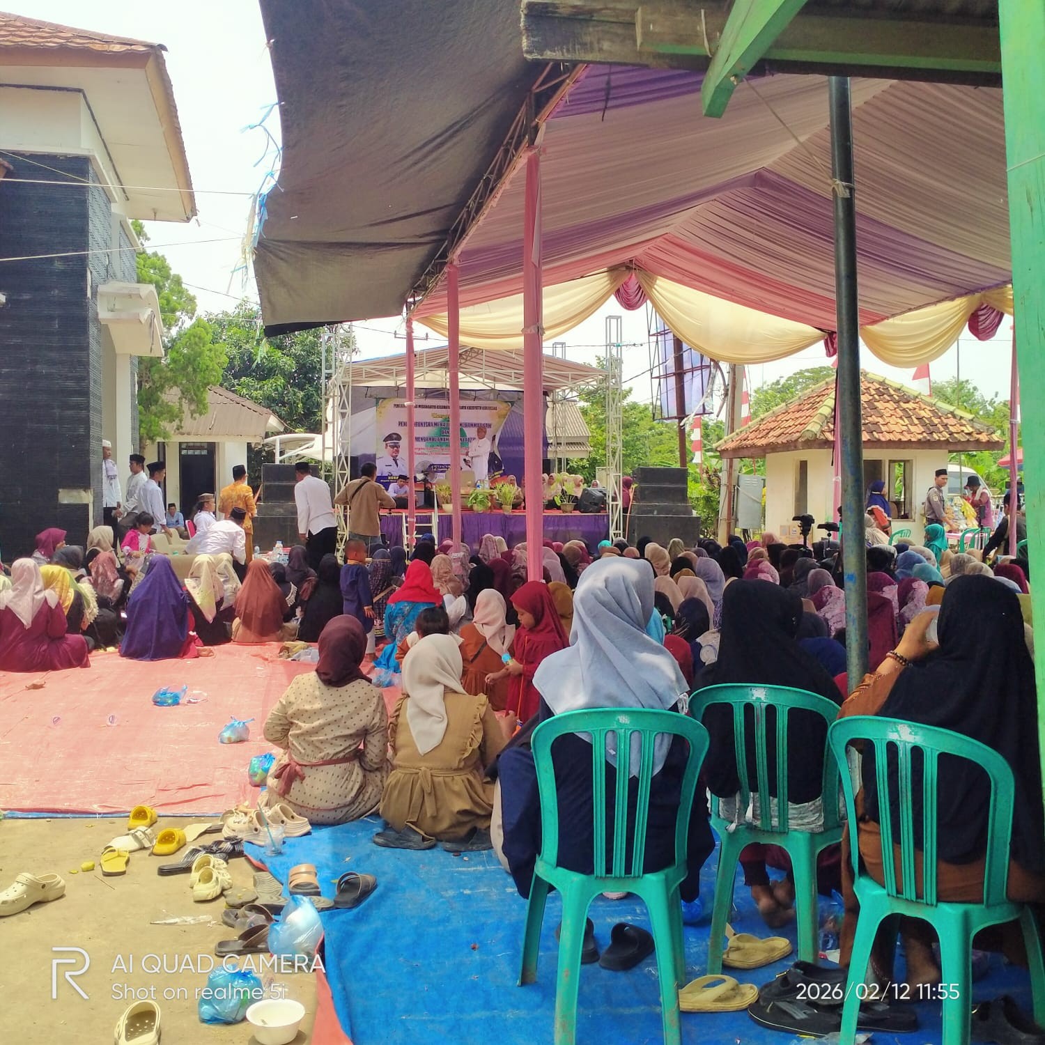 Kades Medan Karya Adakan Peringatan Isra Miraj